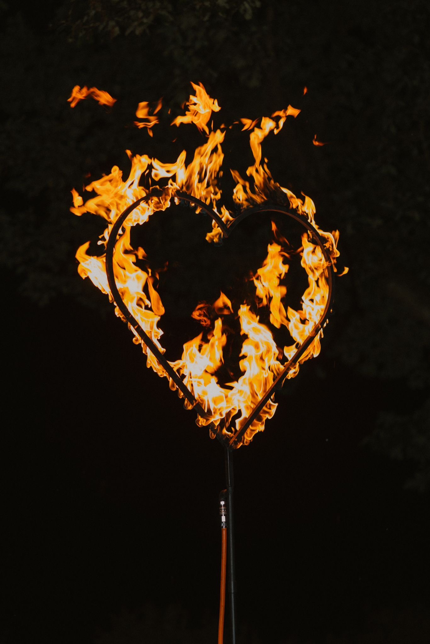 Feuerherz Idee Hochzeit Verlobung